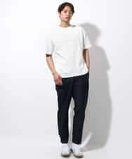 KHKGV53039 a.v.v MEN(アー・ヴェ・ヴェ) 【定番アイテム】ピンタックデザインTシャツ（デザテクシリーズ） ブラック