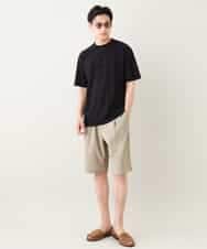 KHKGV53039 a.v.v MEN(アー・ヴェ・ヴェ) 【定番アイテム】ピンタックデザインTシャツ（デザテクシリーズ） ブラック