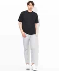KHKGV53039 a.v.v MEN(アー・ヴェ・ヴェ) 【定番アイテム】ピンタックデザインTシャツ（デザテクシリーズ） ブラック