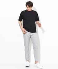 KHKGV53039 a.v.v MEN(アー・ヴェ・ヴェ) 【定番アイテム】ピンタックデザインTシャツ（デザテクシリーズ） ブラック