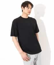 KHKGV53039 a.v.v MEN(アー・ヴェ・ヴェ) 【定番アイテム】ピンタックデザインTシャツ（デザテクシリーズ） ブラック