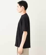 KHKGV53039 a.v.v MEN(アー・ヴェ・ヴェ) 【定番アイテム】ピンタックデザインTシャツ（デザテクシリーズ） ブラック