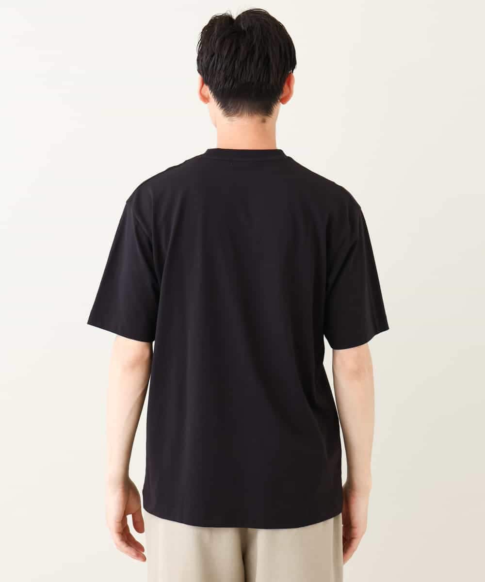 KHKGV53039 a.v.v MEN(アー・ヴェ・ヴェ) 【定番アイテム】ピンタックデザインTシャツ（デザテクシリーズ） ブラック