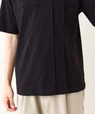 KHKGV53039 a.v.v MEN(アー・ヴェ・ヴェ) 【定番アイテム】ピンタックデザインTシャツ（デザテクシリーズ） ブラック