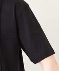 KHKGV53039 a.v.v MEN(アー・ヴェ・ヴェ) 【定番アイテム】ピンタックデザインTシャツ（デザテクシリーズ） ブラック