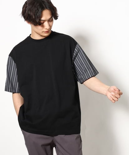KHKGV56054 a.v.v MEN バックシャン切り替えカットソー（デザテクシリーズ）