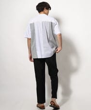 KHKGV56054 a.v.v MEN(アー・ヴェ・ヴェ) バックシャン切り替えカットソー（デザテクシリーズ） ブラック