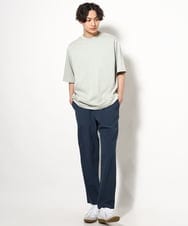 KHKGV57044 a.v.v MEN(アー・ヴェ・ヴェ) 【毛玉になりにくい】シルケットダブルフェイスリバーシブルTシャツ ブラック