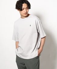 接触冷感】エッフェル塔刺繍ボートネックTシャツ(カットソー・Tシャツ  
