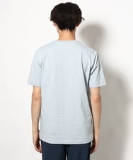 KHKGV75029 a.v.v MEN(アー・ヴェ・ヴェ) 【接触冷感/綿100％】ワンポイント刺繍半袖Tシャツ ライトグレー