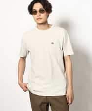 KHKGV75029 a.v.v MEN(アー・ヴェ・ヴェ) 【接触冷感/ユニセックス】自転車刺繍Tシャツ ライトグレー