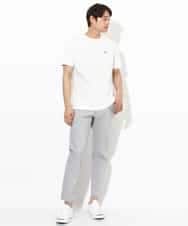 KHKGV75029 a.v.v MEN(アー・ヴェ・ヴェ) 【接触冷感/ユニセックス】自転車刺繍Tシャツ ライトグレー