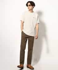 KHKGV75029 a.v.v MEN(アー・ヴェ・ヴェ) 【接触冷感/ユニセックス】自転車刺繍Tシャツ ライトグレー