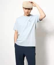 KHKGV75029 a.v.v MEN(アー・ヴェ・ヴェ) 【接触冷感/ユニセックス】自転車刺繍Tシャツ ライトグレー