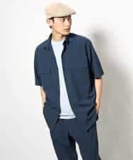 KHKGV75029 a.v.v MEN(アー・ヴェ・ヴェ) 【接触冷感/ユニセックス】自転車刺繍Tシャツ ライトグレー