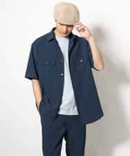 KHKGV75029 a.v.v MEN(アー・ヴェ・ヴェ) 【接触冷感/ユニセックス】自転車刺繍Tシャツ ライトグレー
