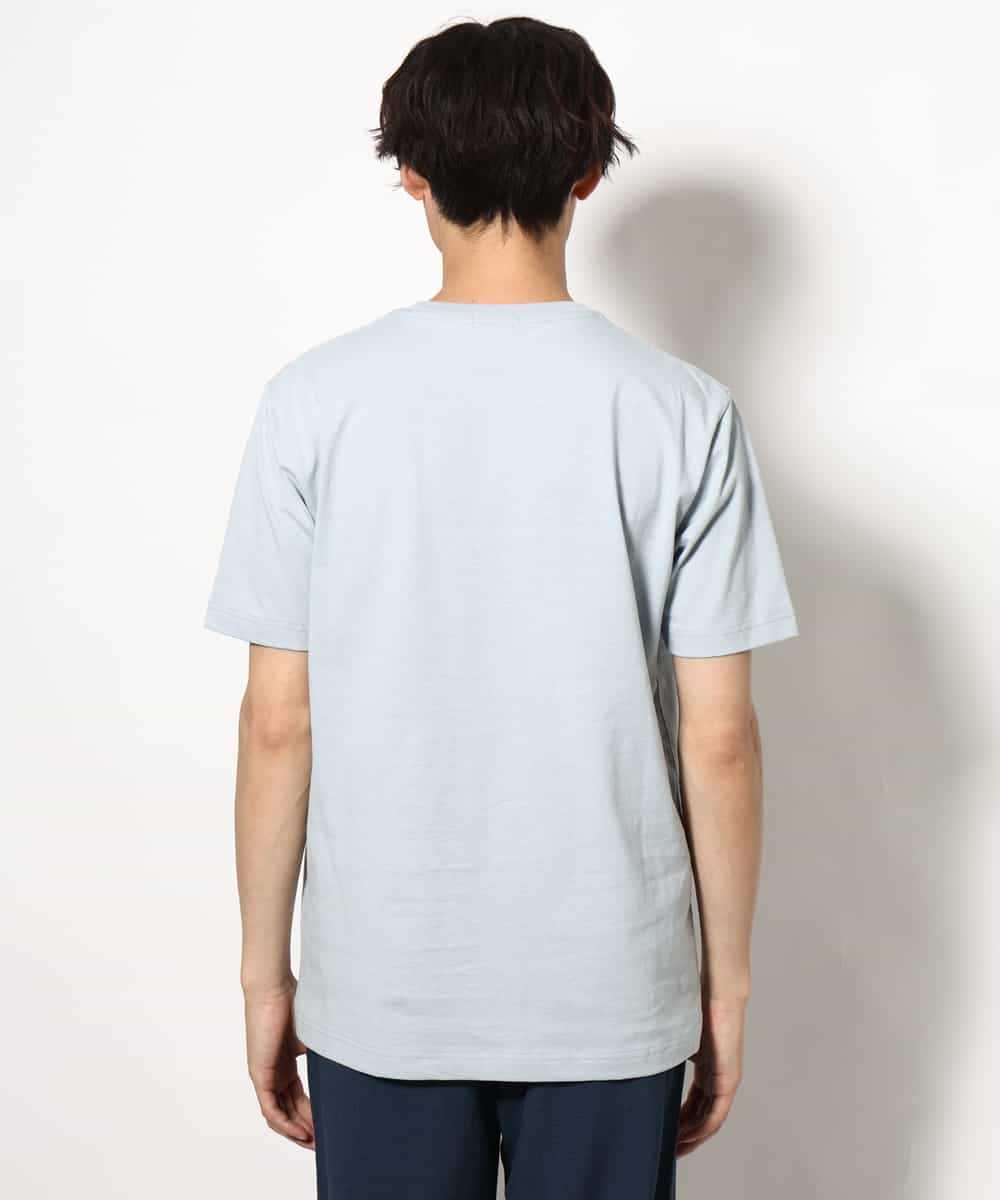 KHKGV75029 a.v.v MEN(アー・ヴェ・ヴェ) 【接触冷感/ユニセックス】自転車刺繍Tシャツ ライトグレー