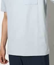 KHKGV75029 a.v.v MEN(アー・ヴェ・ヴェ) 【接触冷感/ユニセックス】自転車刺繍Tシャツ ライトグレー