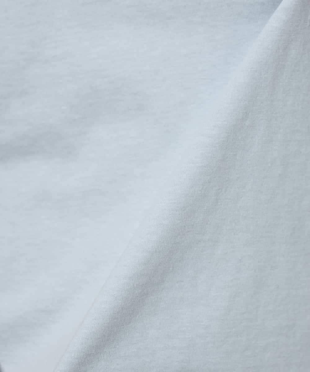KHKGV75029 a.v.v MEN(アー・ヴェ・ヴェ) 【接触冷感/ユニセックス】自転車刺繍Tシャツ ライトグレー