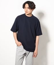 KHKGV89034 a.v.v MEN(アー・ヴェ・ヴェ) 【イージーケア】アゼセミワイドスウェットＴ ネイビー