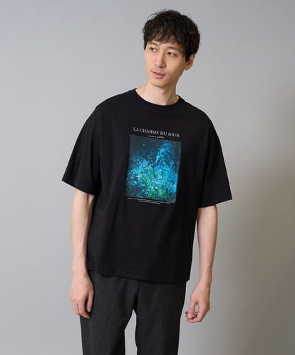 KHKHA11044 a.v.v MEN 【接触冷感】フォトグラファーコラボワイドシルエットカットソー　HIDEYUKI SUTO