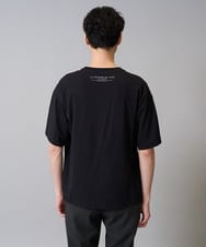 KHKHA11044 a.v.v MEN(アー・ヴェ・ヴェ) 【接触冷感】フォトグラファーコラボワイドシルエットカットソー　HIDEYUKI SUTO ブラック