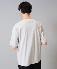 KHKHA11044 a.v.v MEN(アー・ヴェ・ヴェ) 【接触冷感】フォトグラファーコラボワイドシルエットカットソー　HIDEYUKI SUTO ブラック