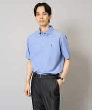 KHKHA45044 a.v.v MEN(アー・ヴェ・ヴェ) 【イージーケア/接触冷感/毛玉になりにくい】ワンポイント刺繍バーズアイポロシャツ ブラウン