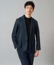 KHKHA78039 a.v.v MEN(アー・ヴェ・ヴェ) 【イージーケア】ポンチモックネックスマートＴシャツ【毛玉になりにくい/洗濯機で洗える】 ブラック