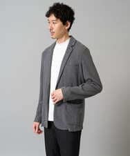 KHKHA78039 a.v.v MEN(アー・ヴェ・ヴェ) 【イージーケア】ポンチモックネックスマートＴシャツ【毛玉になりにくい/洗濯機で洗える】 ブラック