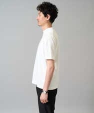 KHKHA78039 a.v.v MEN(アー・ヴェ・ヴェ) 【イージーケア】ポンチモックネックスマートＴシャツ【毛玉になりにくい/洗濯機で洗える】 ブラック