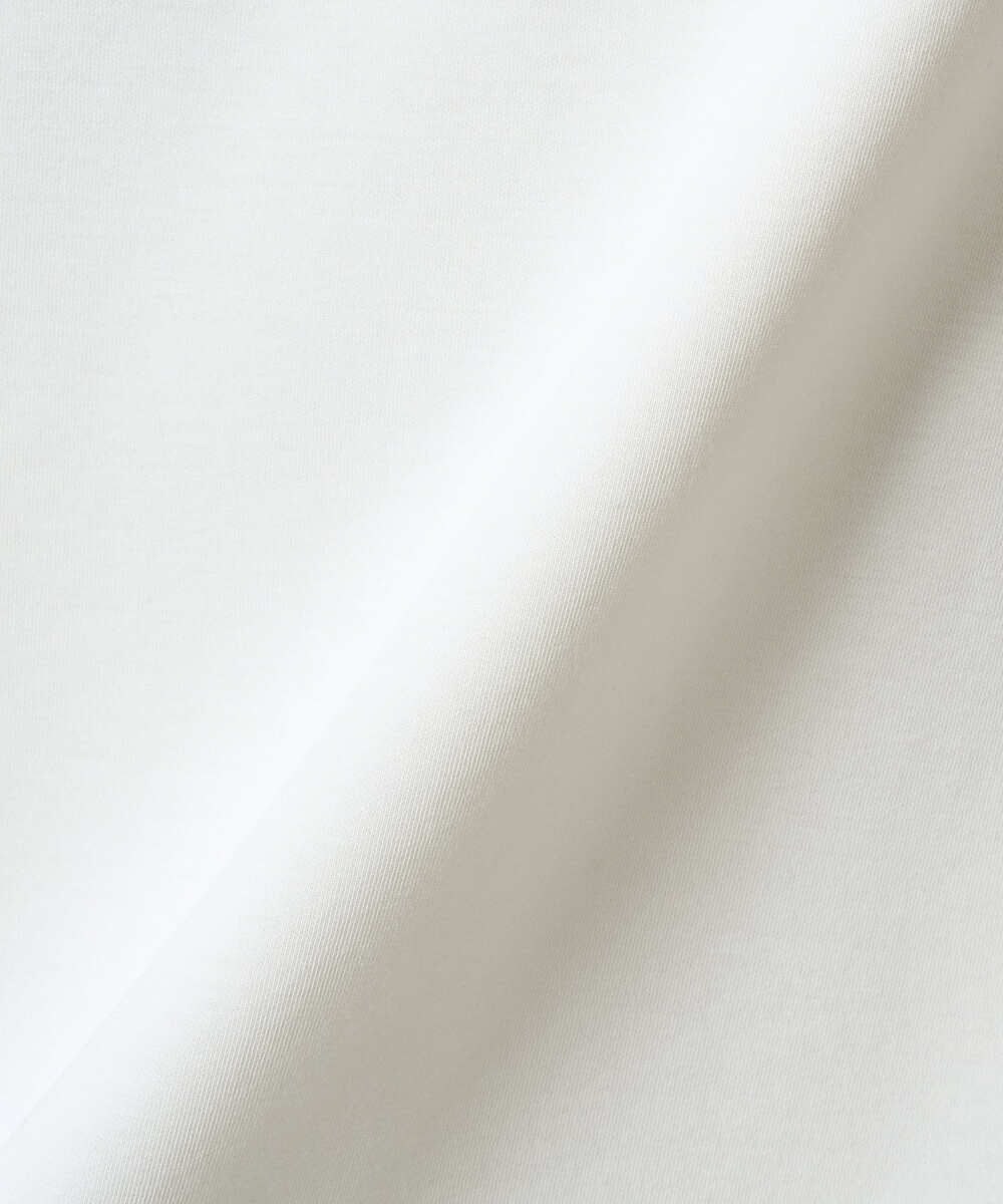 KHKHA78039 a.v.v MEN(アー・ヴェ・ヴェ) 【イージーケア】ポンチモックネックスマートＴシャツ【毛玉になりにくい/洗濯機で洗える】 ブラック