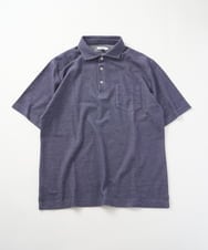 KHKHD46059 a.v.v MEN(アー・ヴェ・ヴェ) ＼シンプルすぎない大人の表情／ハニカムウラボーダーポロシャツ【接触冷感/洗濯機で洗える/イージーケア/ストレッチ】 ブラック