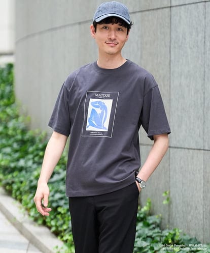 KHKHD63059 a.v.v MEN 【接触冷感】マティス　プリントカットソー