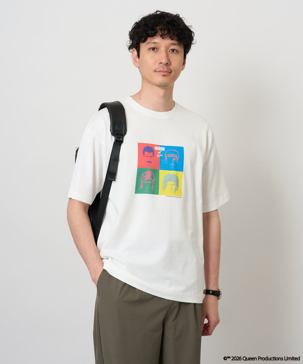 KHKHD65059 a.v.v MEN 【接触冷感】ＱＵＥＥＮ　プリントカットソー