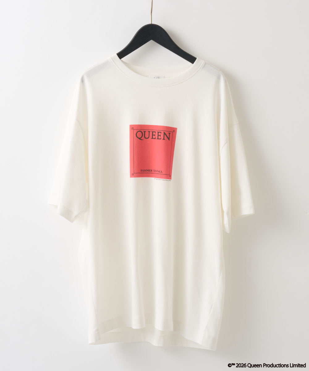 KHKHD65059 a.v.v MEN(アー・ヴェ・ヴェ) 【接触冷感】ＱＵＥＥＮ　プリントカットソー プリントカラー赤.緑。黄色。水色