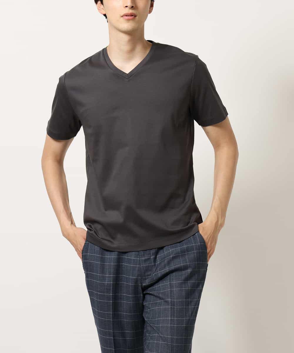 高機能素材 シルケットスムースvネックカットソー カットソー Tシャツ A V V Men アー ヴェ ヴェ イトキンオンラインストア