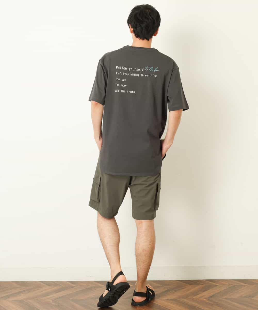 KHKHP10039 a.v.v MEN(アー・ヴェ・ヴェ) 【コラボ】フォトグラファーコラボロングシルエットカットソー ダークグレー