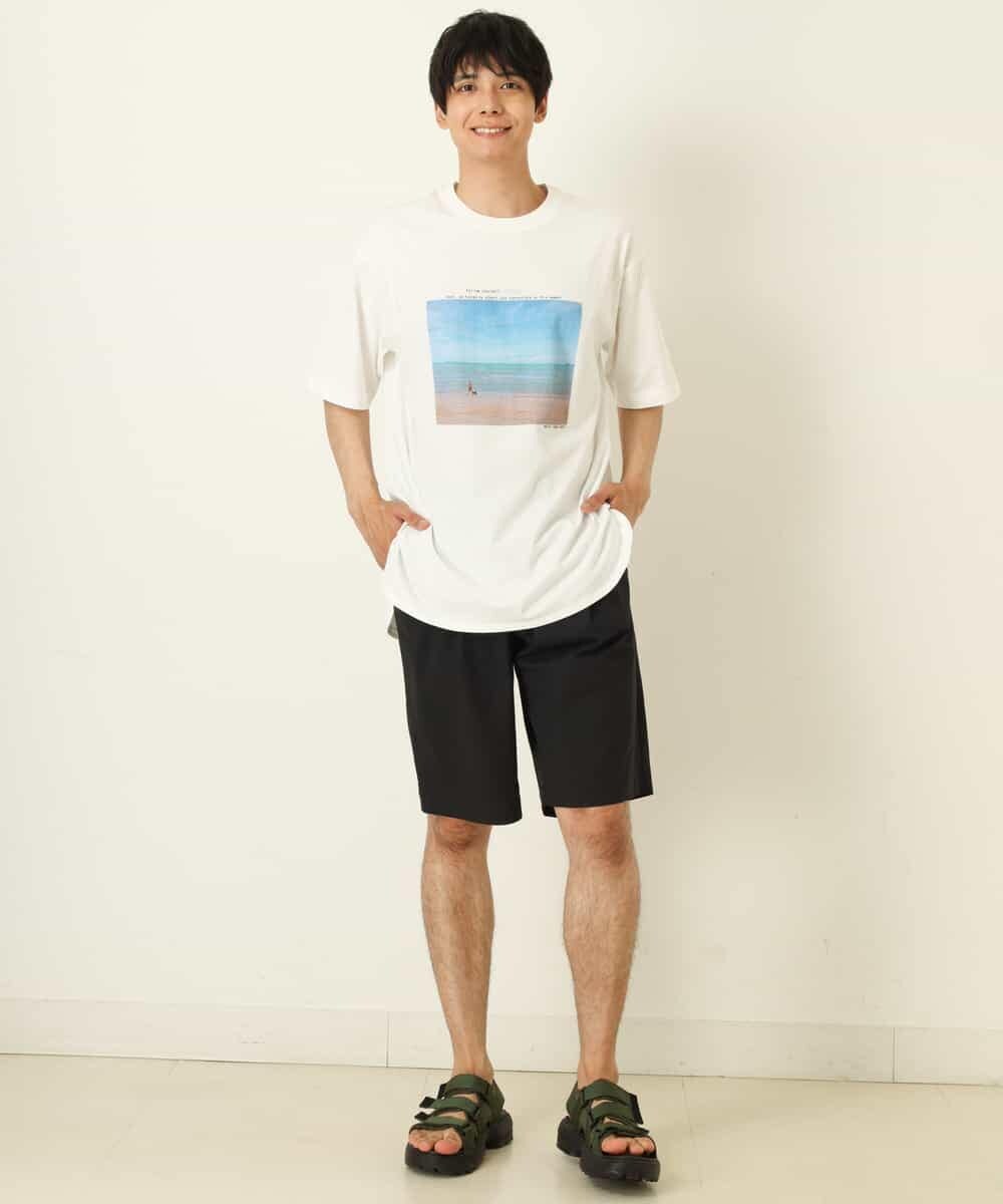 KHKHP10039 a.v.v MEN(アー・ヴェ・ヴェ) 【コラボ】フォトグラファーコラボロングシルエットカットソー ダークグレー