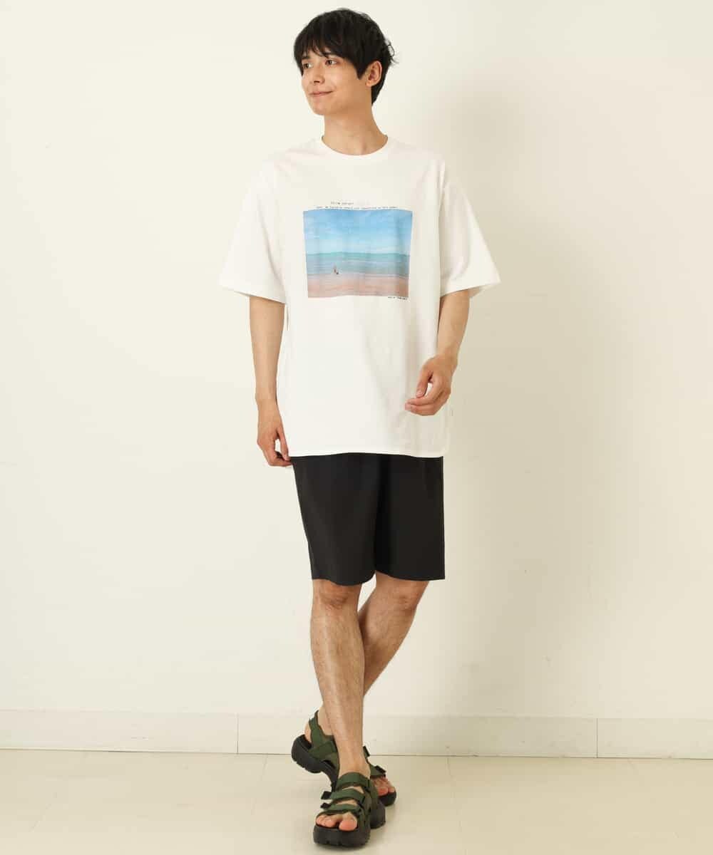 KHKHP10039 a.v.v MEN(アー・ヴェ・ヴェ) 【コラボ】フォトグラファーコラボロングシルエットカットソー ダークグレー