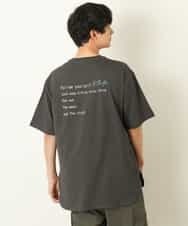 KHKHP10039 a.v.v MEN(アー・ヴェ・ヴェ) 【コラボ】フォトグラファーコラボロングシルエットカットソー ダークグレー