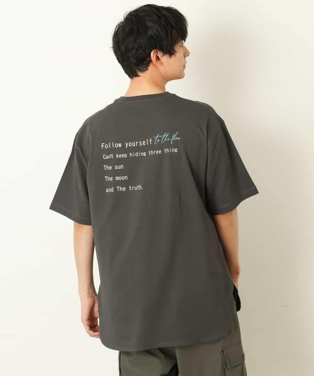KHKHP10039 a.v.v MEN(アー・ヴェ・ヴェ) 【コラボ】フォトグラファーコラボロングシルエットカットソー ダークグレー