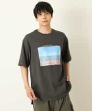 KHKHP10039 a.v.v MEN(アー・ヴェ・ヴェ) 【コラボ】フォトグラファーコラボロングシルエットカットソー ダークグレー