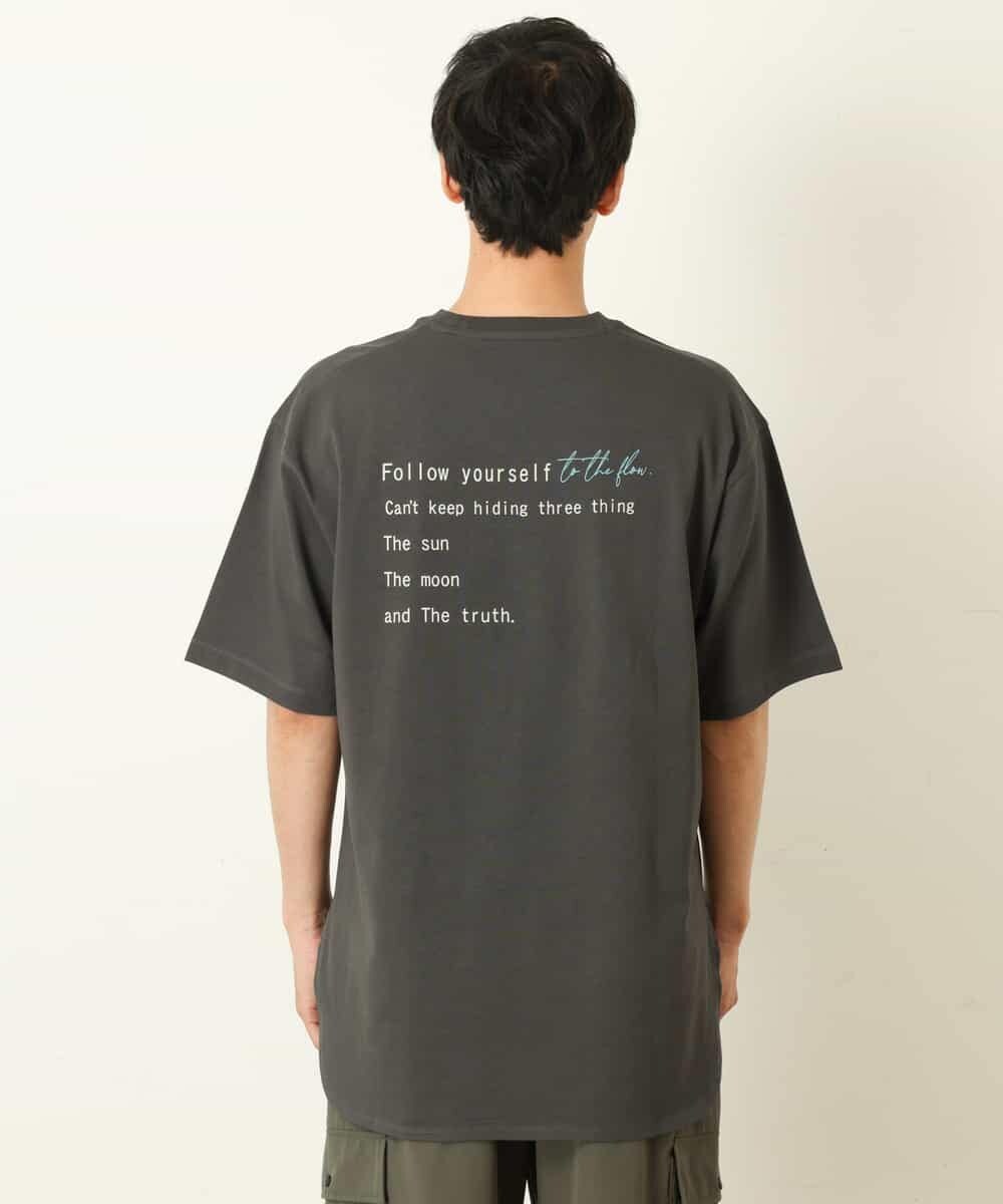 KHKHP10039 a.v.v MEN(アー・ヴェ・ヴェ) 【コラボ】フォトグラファーコラボロングシルエットカットソー ダークグレー