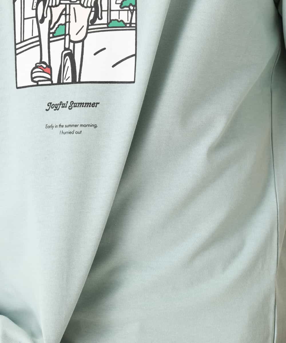 コラボ 接触冷感 イラストレーターコラボワイドシルエットカットソー カットソー Tシャツ A V V Men アー ヴェ ヴェ イトキンオンラインストア