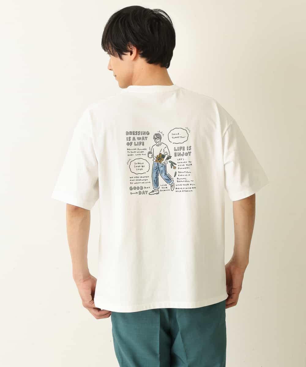 コラボ イラストレーターコラボプリントワイドシルエットカットソー カットソー Tシャツ A V V Men アー ヴェ ヴェ イトキンオンラインストア