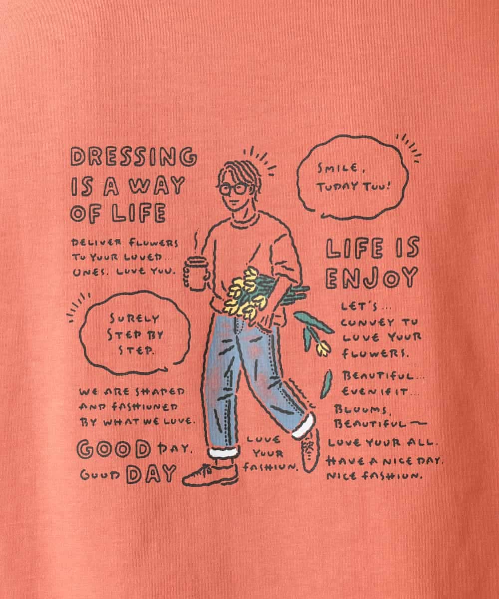 コラボ イラストレーターコラボプリントワイドシルエットカットソー カットソー Tシャツ A V V Men アー ヴェ ヴェ イトキンオンラインストア