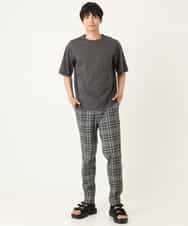 KHKHP40029 a.v.v MEN(アー・ヴェ・ヴェ) 【S-XXL/多機能】シルケットスムースワイドシルエットカットソー グリーン
