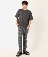 KHKHP40029 a.v.v MEN(アー・ヴェ・ヴェ) 【S-XXL/多機能】シルケットスムースワイドシルエットカットソー グリーン