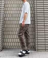 KHKHP40029 a.v.v MEN(アー・ヴェ・ヴェ) 【S-XXL/多機能】シルケットスムースワイドシルエットカットソー グリーン